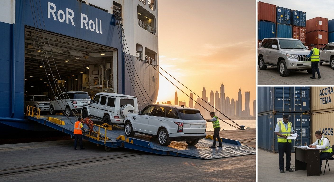 Shipping Large SUVs from Dubai to Ghana: Your Definitive Export Guide